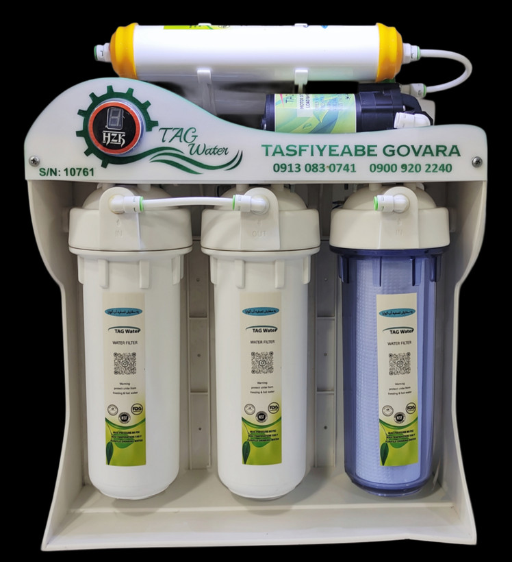 دستگاه تصفیه آب 6 مرحله هوشمندtagwater قطعات وارداتی