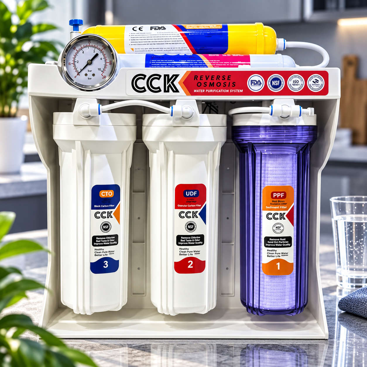 دستگاه تصفیه آب cck شش مرحله